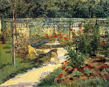 Édouard Manet Painting - Banco en verano Eduard Manet